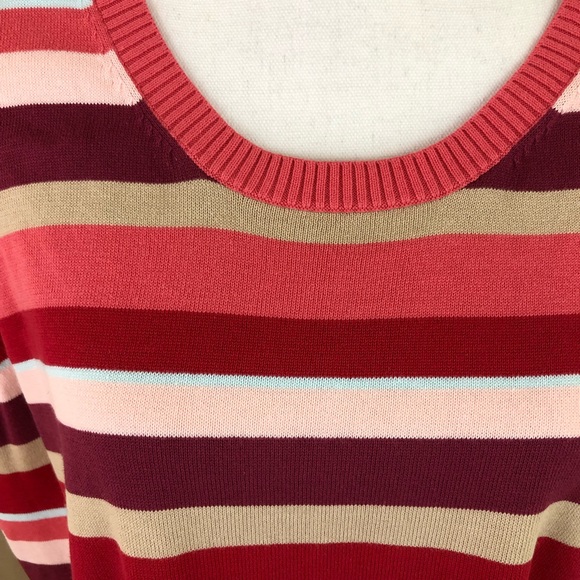Striped Woman’s 3X Sweater - Picture 2 of 4